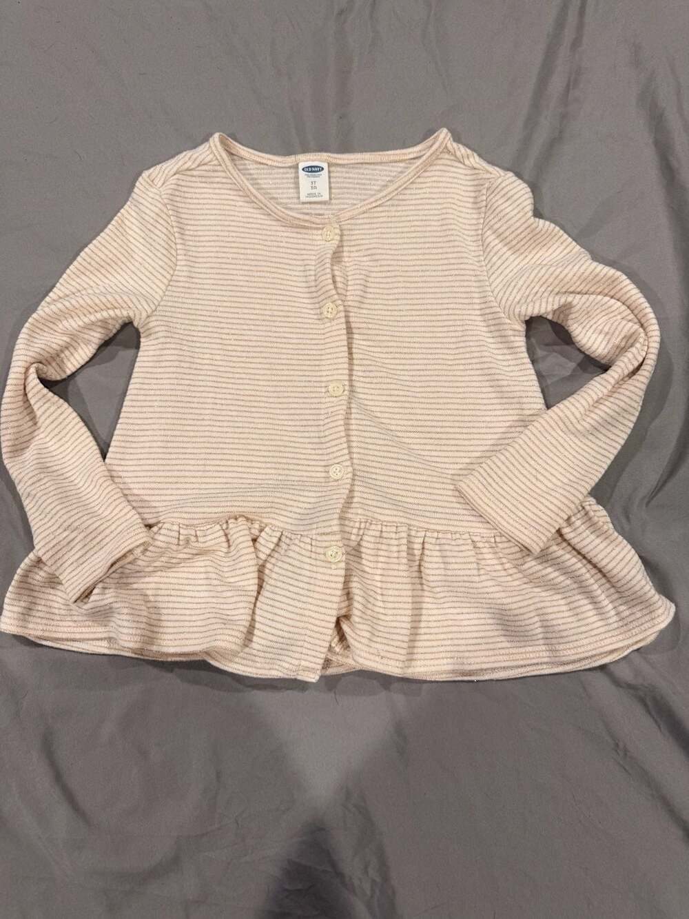 Old Navy Cardigan Size 3T Metallic Stripe